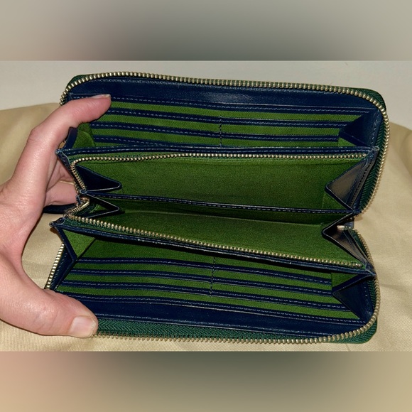 Westwood Vivienne Vivienne Westwood Long Wallet PVC Green Check Women - Picture 6 of 10